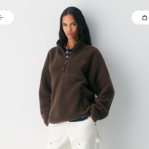 Aritzia Jackets & Blazers - Aritzia TNA Polartec Thermal Pro 1/2 Zip